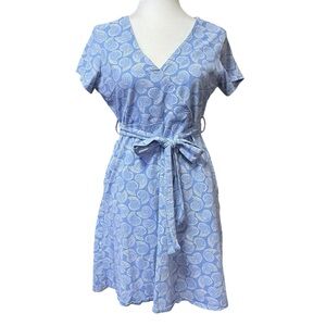 Mountain Warehouse Country to Coast Blue Pastel Seashell Print Mini Dress US S